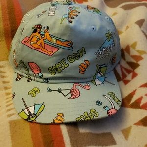 Vans Hawaiian themed trucker hat.